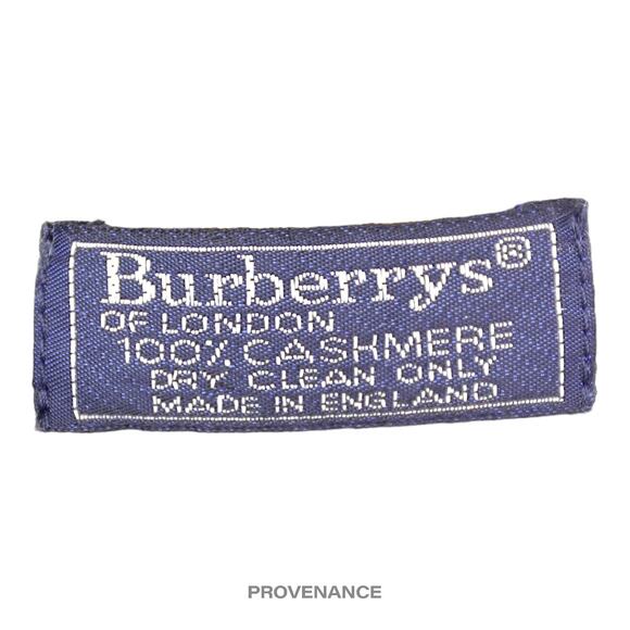 🔴 Burberry Scarf - Nova Check Grey Cashmere - Picture 5 of 5